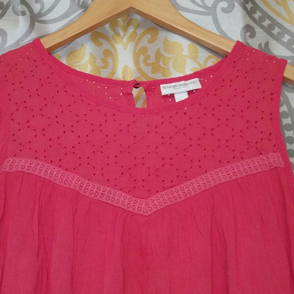 Liz Lange for Target Maternity pink Tank - Picture 3 of 5
